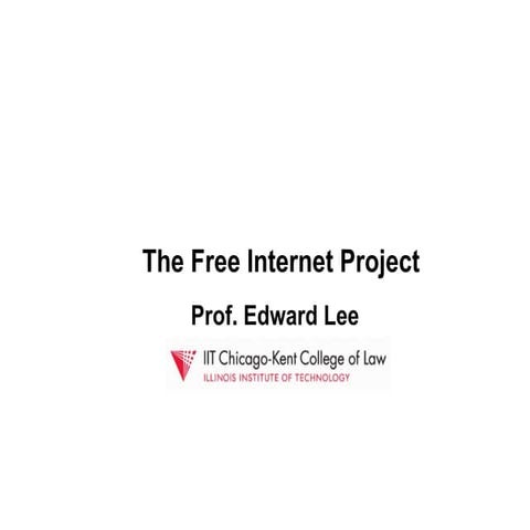 The Free Internet Project talk in SF