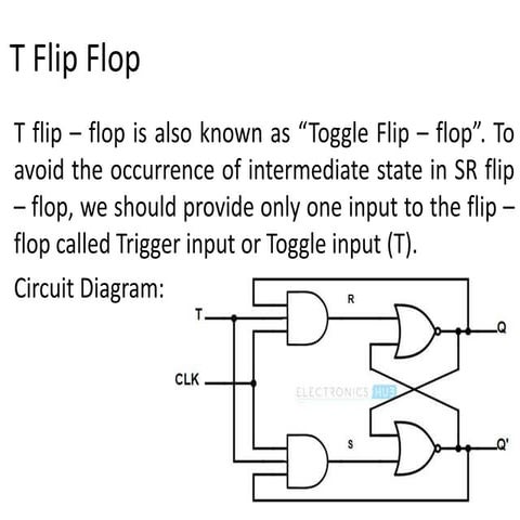 T Flip Flop bachelor of science Electronics | PPTX