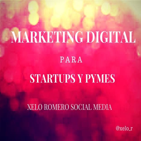 Marketing Digital para Startups y Pymes | PDF
