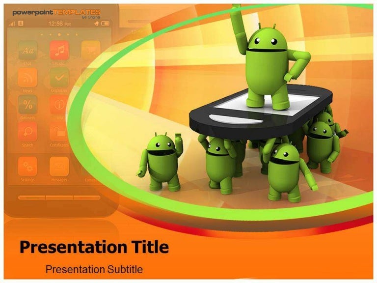 Android Powerpoint Templates And Backgrounds Android Powerpoint Templates And Backgrounds