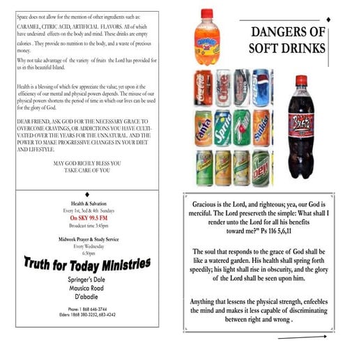 Tftm dangers of soft drinks 