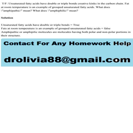 TF Unsaturated fatty acids have double or triple bonds creative kin.pdf
