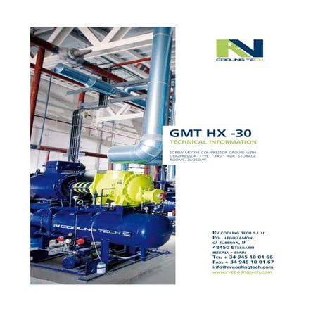 Technical Guide for Screw Compressor Packages easy definition HX -30