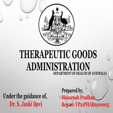Therapeutic Goods Administration 