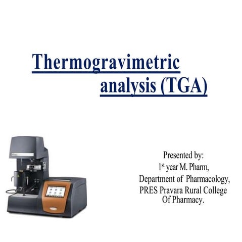 Exploring Thermal Gravimetric Analysis: Applications, Techniques, and Insights