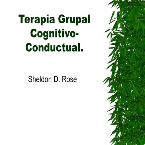 Terapia de Grupo Cognitivo Conductual