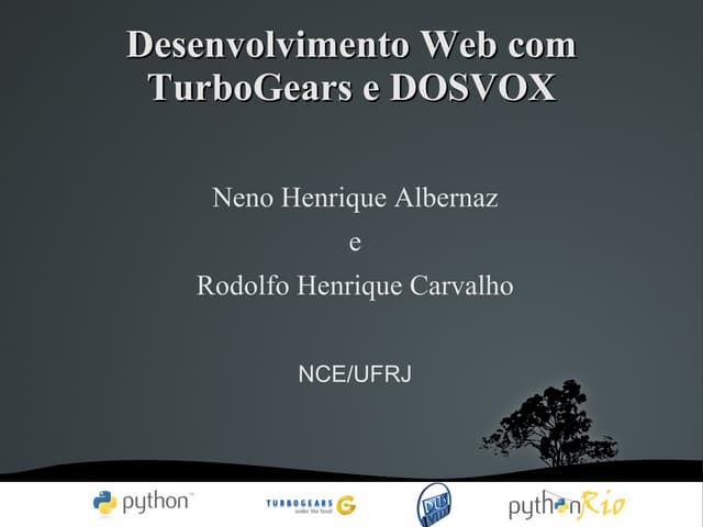 Desenvolvimento Web com TurboGears e DOSVOX