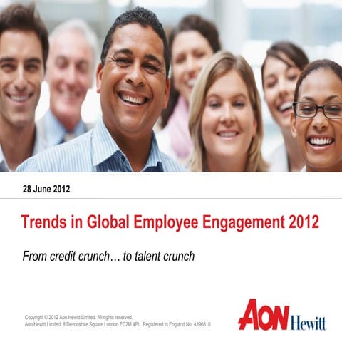 Trends in Global Employee Engagement 2012 - Aon Hewitt