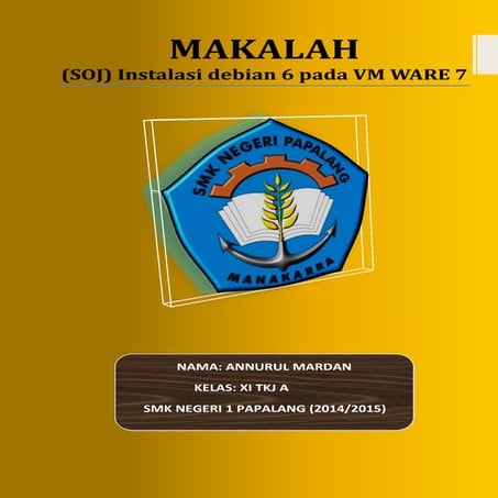 Instalasi debian 6 diVM WARE