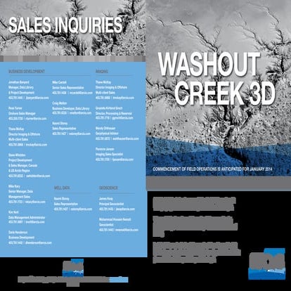 TGS Arcis- Washout Creek 3D Marketing Material