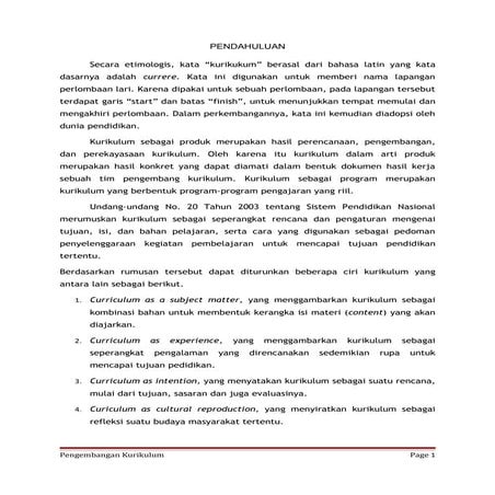 pengembngan  kurikulum makro......