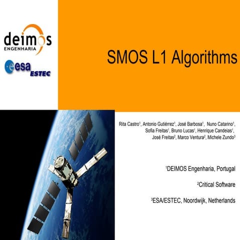 TH2.L10.4: SMOS L1 ALGORITHMS