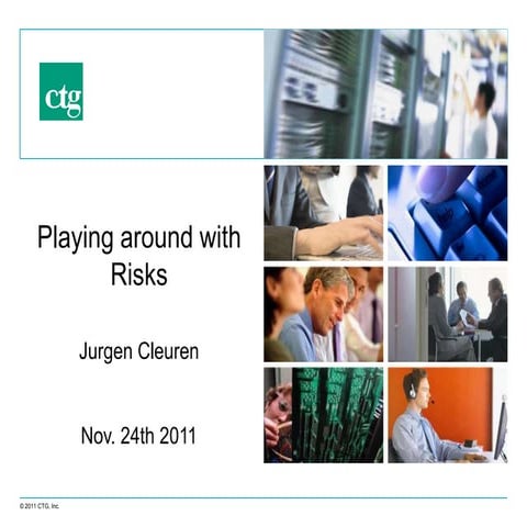 'Playing Around With Risks' by Jurgen Cleuren