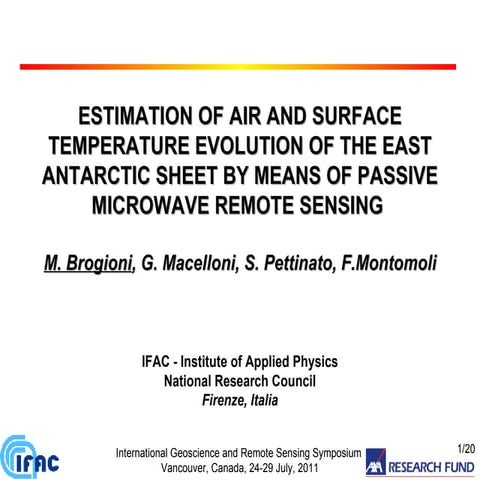 Microwave remote sensing | PDF