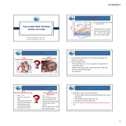 THAI CHẬM TĂNG TRƯỞNG TRONG TỬ CUNG GÓC NHÌN SIÊU ÂM