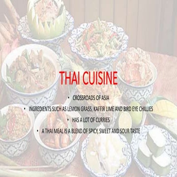 Thai cuisine