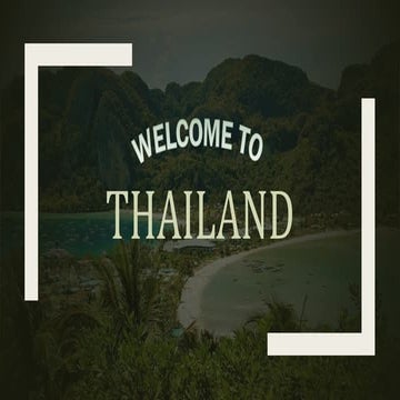 TRAVEL GUIDE TO THAILAND 
