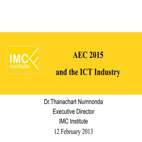 AEC 2015 & ICT Industry