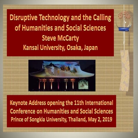 Thailand 2019 e-Learning Keynote Address