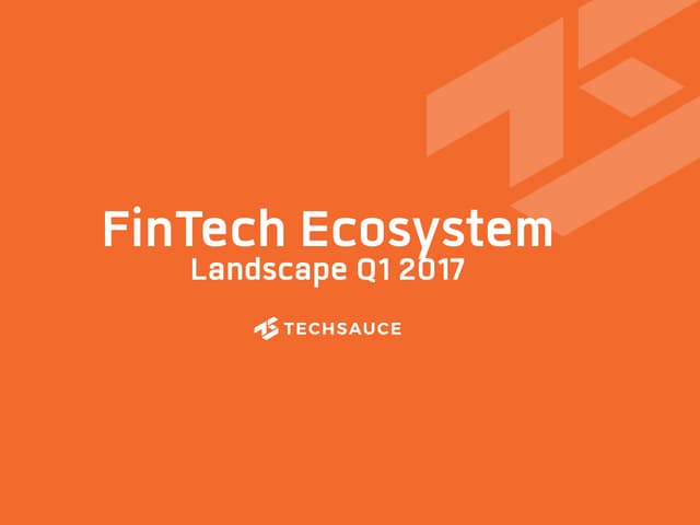 Thailand Fintech landscape 2016 special report by techsauce 