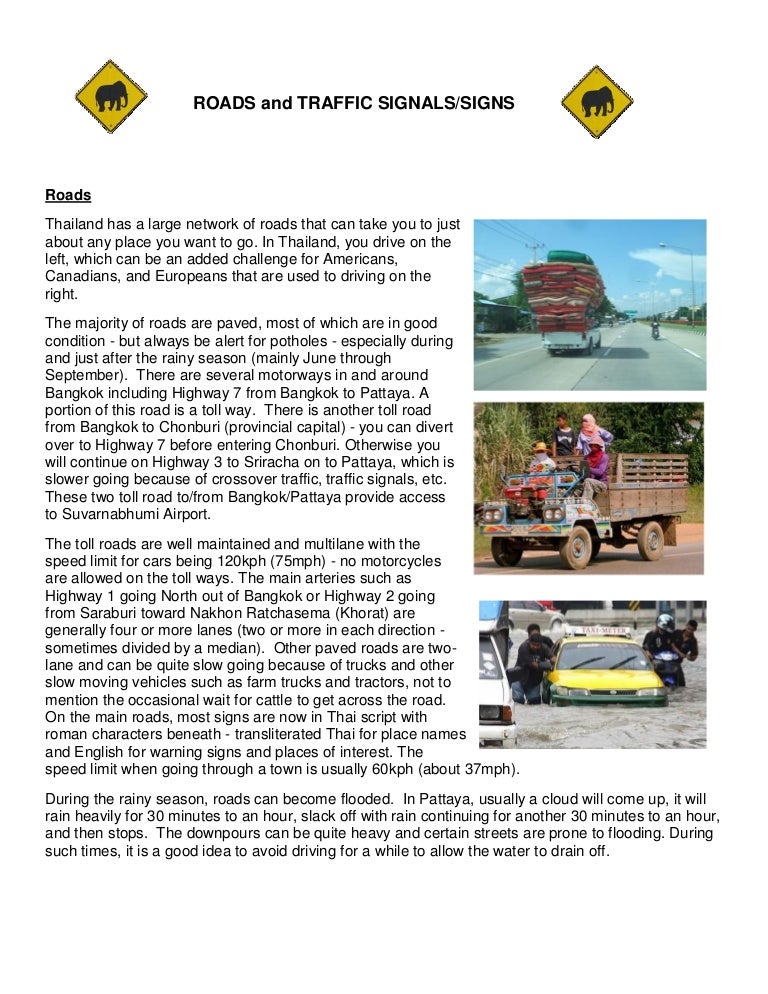 Thai traffic signals