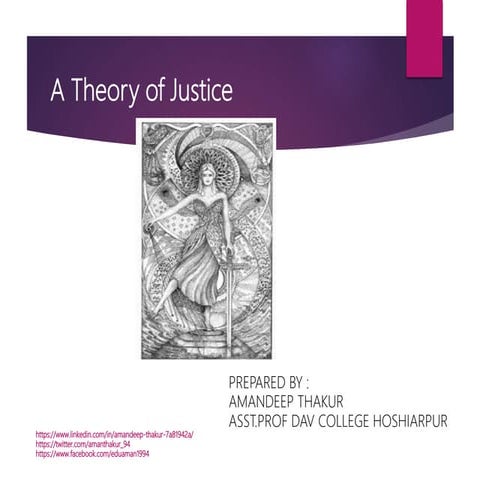 Theory of justice