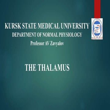 Thalamus ppt