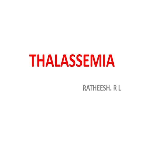 Thalassemia