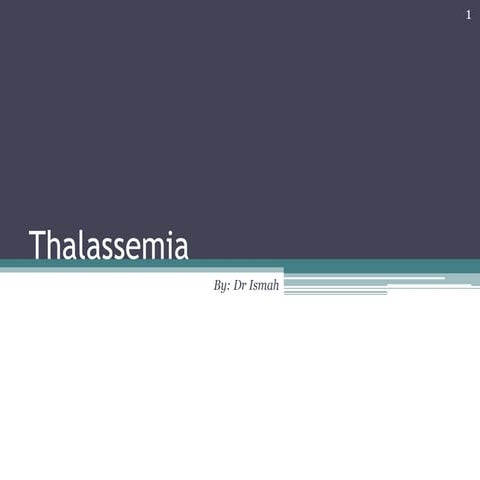 Thalassemia