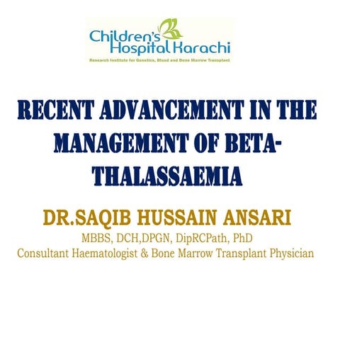 Thalassemia__nich_2020 updates in management