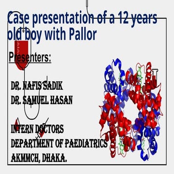 Causes and types of pallor which are clinically signufucant | PPT