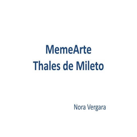 Thales de Mileto