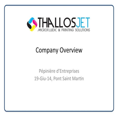 Thallosjet a Pèpinières Ouverts 2014