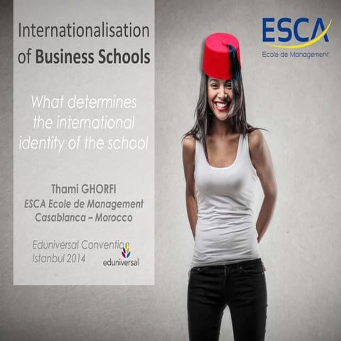 Internationalization of Business Schools - What determines the international brand identity of the school?