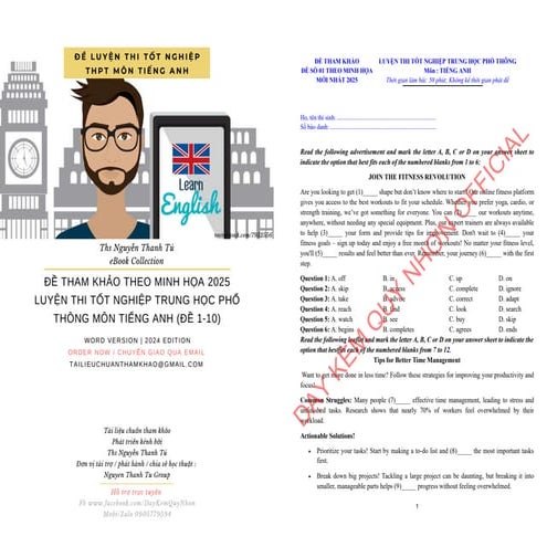 ĐỀ THAM KHẢO THEO MINH HỌA 2025 LUYỆN THI TỐT NGHIỆP TRUNG HỌC PHỔ THÔNG MÔN ...