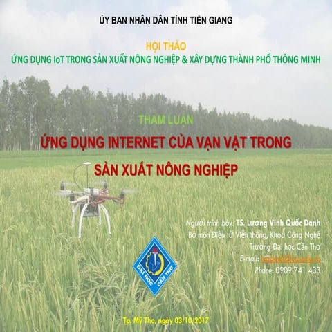 THAM LUẬN ỨNG DỤNG INTERNET CỦA VẠN VẬT TRONG SẢN XUẤT NÔNG NGHIỆP.pdf