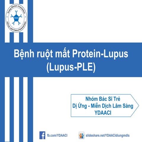 Tổn thương lâm sàng bệnh ruột mất protein lupus