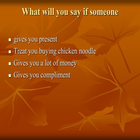 Thanking and apologizing expression