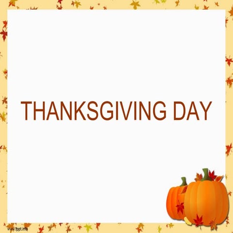 Thanksgiving day