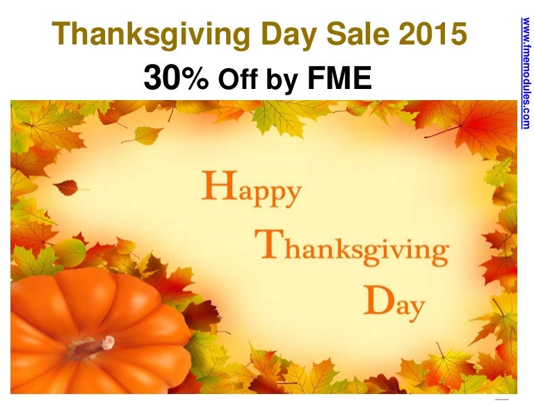 Thanksgiving Day 2015 30 Off On All Prestashop Items By Fme