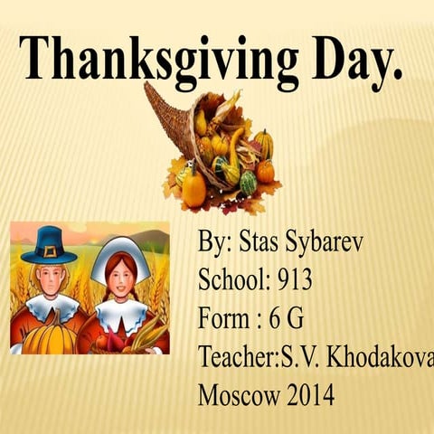Thanksgiving Day Stas Sybarev