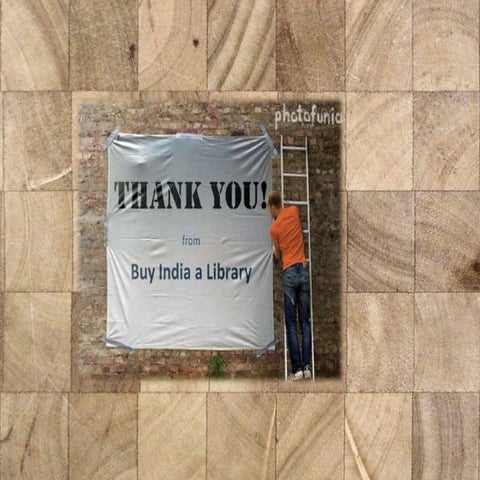 Thank you from Buy India a Library - we did it! 