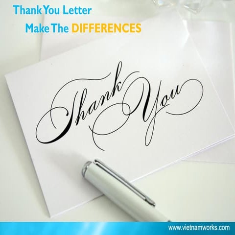 #ThankYou Letter Makes #Differences
