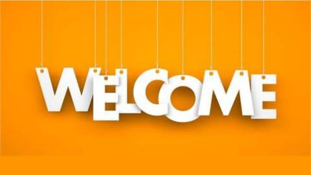 Best Welcome and thank you slides