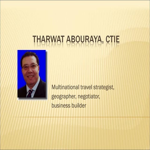 Tharwat Abouraya, CTIE