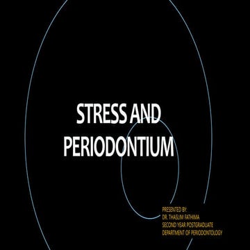 Stress and periodontium