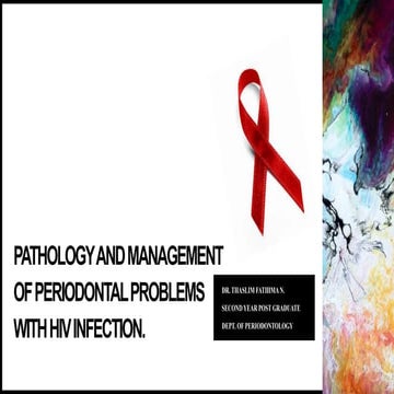 Aids and periodontium