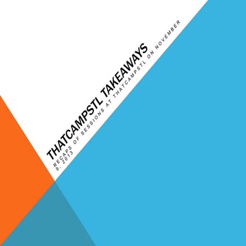 Thatcamp recap