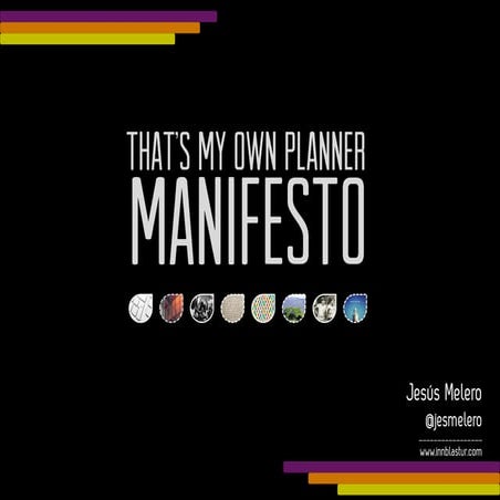  That's my own Planner Manifesto