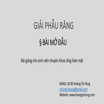Thầy Hùng - GIẢI PHẪU RĂNG Chuyên Khoa.pdf